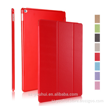 Manufactory Auto Wake Up Flip Cover Silk Pattern Leather Case for iPad Pro for Apple Pro Tablet